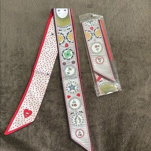 Multicolor Silk Twilly Scarf